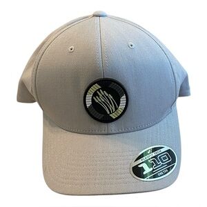 Travis Mathew FOMO Flexfit Snapback Hat Cap 110OneTen Light Gray Golf RARE OS